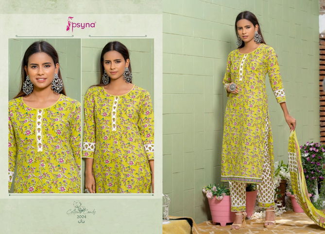 Cotton Candy 2 Psyna Printed Wholesale Cotton Salwar Suit Catalog